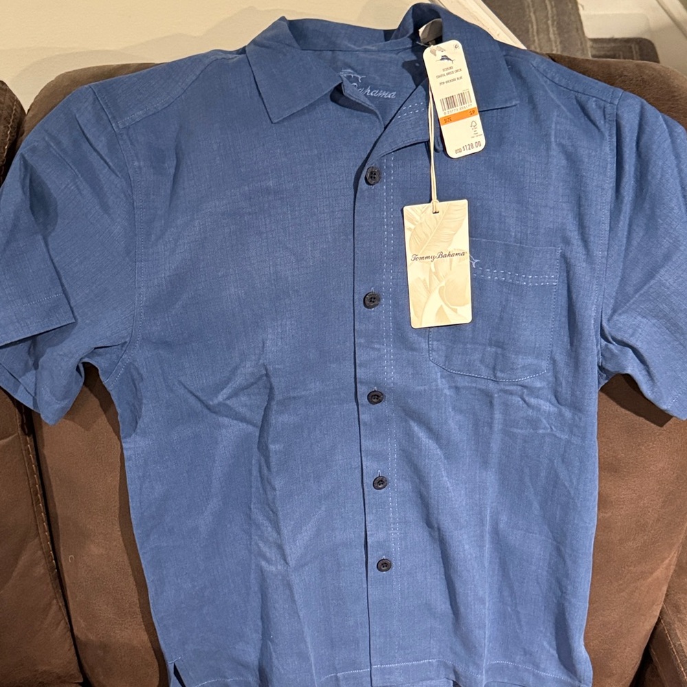 Tommy Bahama Casual Blue Button-Down Shirt